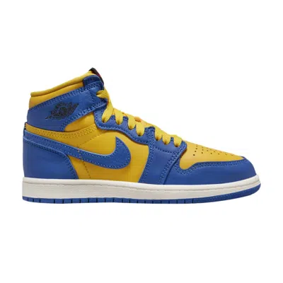 Pre-owned Air Jordan 1 Retro High Og Ps 'reverse Laney' | Yellow | Kid's Size 1