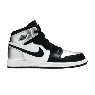 Pre-owned Air Jordan 1 Retro High Og Ps 'silver Toe' | Kid's Size 13.5