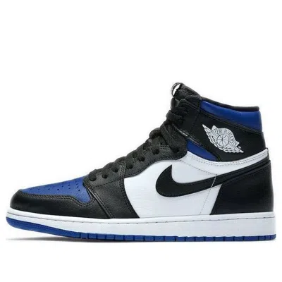 Air Jordan S Multicolor Leather Jordan 1 Retro High Royal Toe Sneakers
