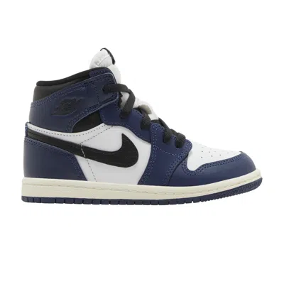Pre-owned Air Jordan 1 Retro High Og Td 'midnight Navy' | Blue | Infant Size 7