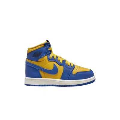 Pre-owned Air Jordan 1 Retro High Og Td 'reverse Laney' | Yellow | Infant Size 10