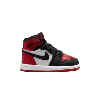 Pre-owned Air Jordan 1 Retro High Og Td 'ruby' | Red | Infant Size 7