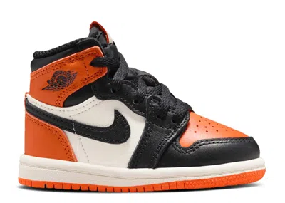 Air Jordan Babies'  1 Retro High Og Td 'shattered Backboard' 2025 In Orange