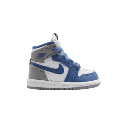 Pre-owned Air Jordan 1 Retro High Og Td 'true Blue' | Infant Size 2