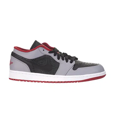 Pre-owned Air Jordan 1 Retro Low 'cement Grey Black' | Men's Size 9.5