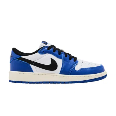 Pre-owned Air Jordan 1 Retro Low Og Gs 'game Royal' | Blue | Kid's Size 7