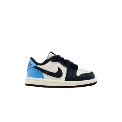 Pre-owned Air Jordan 1 Retro Low Og Td 'obsidian Unc' | Blue | Infant Size 7