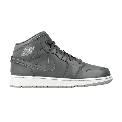 Pre-owned Air Jordan 1 Retro Mid Gs 'cool Grey Wolf Grey'