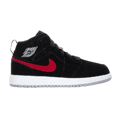 Pre-owned Air Jordan 1 Retro Mid Ps 'black University Red'
