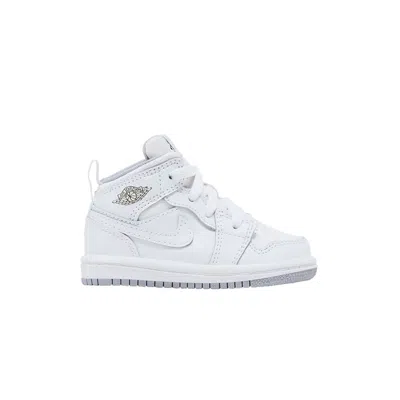 Pre-owned Air Jordan 1 Retro Mid Td 'wolf Grey' | Infant Size 4