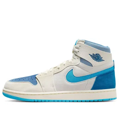 Air Jordan 1 Zoom Cmft 2 'dark Powder Blue' In White