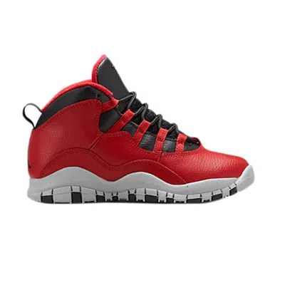 Pre-owned Air Jordan 10 Bp 'bulls Over Broadway' | Red | Kid's Size 3