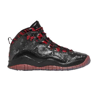 Pre-owned Air Jordan 10 Retro Db Gs 'doernbecher' In Black