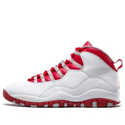 Air Jordan 10 Retro 'red Steel' 2005 In White