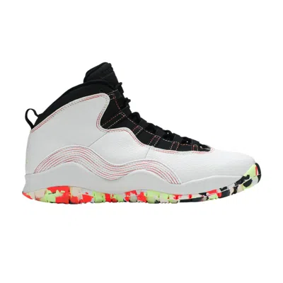 Pre-owned Air Jordan 10 Retro Se Gs 'ember Glow' | White | Kid's Size 6