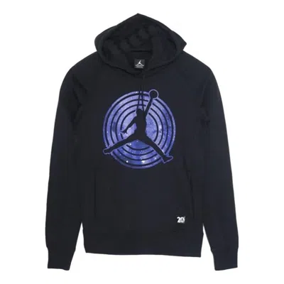Air Jordan 11 Fleece Hoodie 'black Purple'
