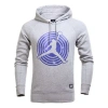 Air Jordan 11 Fleece Hoodie 'grey Purple' In Gray