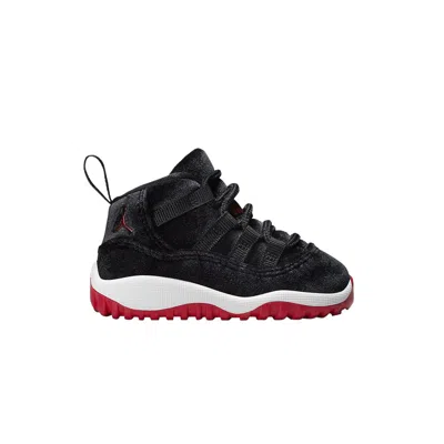 Pre-owned Air Jordan 11 Ps Retro Td 'bred Velvet' | Black | Infant Size 2