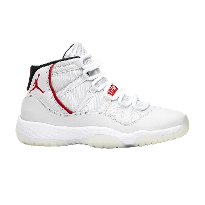 Pre-owned Air Jordan 11 Retro Gs 'platinum Tint' In White