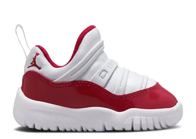 Air Jordan Babies'  11 Retro Little Flex Td 'cherry' In White