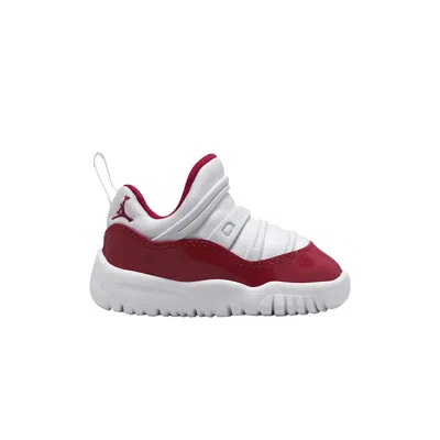 Pre-owned Air Jordan 11 Retro Little Flex Td 'cherry' | White | Infant Size 3