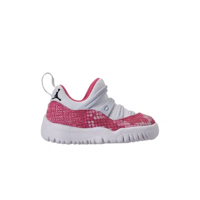 Pre-owned Air Jordan 11 Retro Little Flex Td 'pink Snakeskin' | White | Infant Size 10