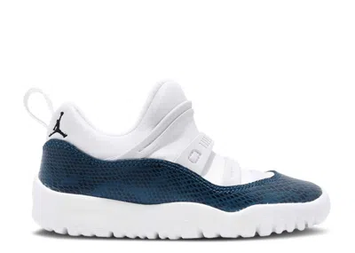 Air Jordan Babies'  11 Retro Little Flex Td 'snakeskin' In White