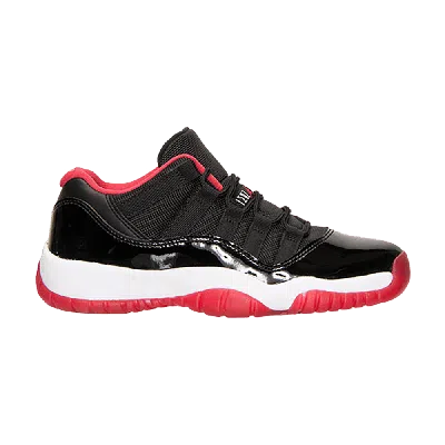 Pre-owned Air Jordan 11 Retro Low Bg 'bred' In Black