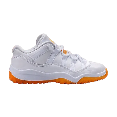 Pre-owned Air Jordan 11 Retro Low Gp 'citrus' In White