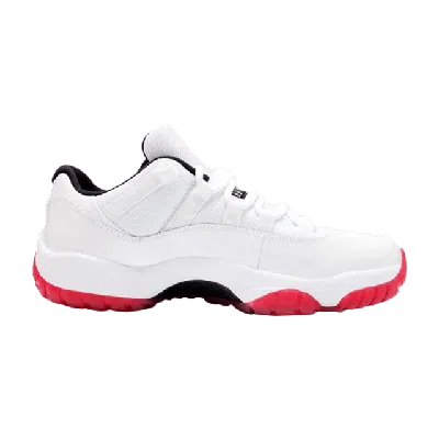 Pre-owned Air Jordan 11 Retro Low Gs 'white Varsity Red'