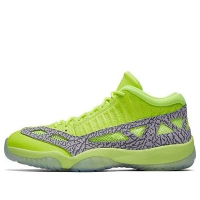 Air Jordan 11 Retro Low Ie 'volt' In Green