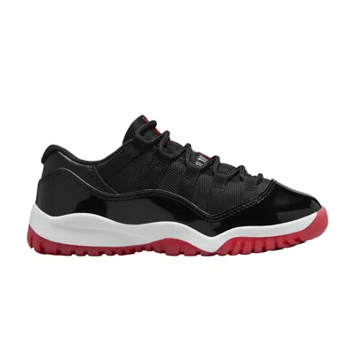 Pre-owned Air Jordan 11 Retro Low Ps 'bred' 2025 | Black | Kid's Size 10.5