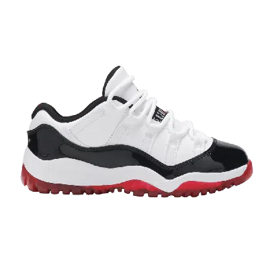 Pre-owned Air Jordan 11 Retro Low Ps 'concord-bred' In White