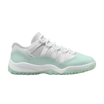 Pre-owned Air Jordan 11 Retro Low Ps 'igloo' | Green | Kid's Size 11.5