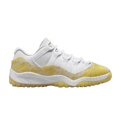 Pre-owned Air Jordan 11 Retro Low Ps 'yellow Snakeskin'