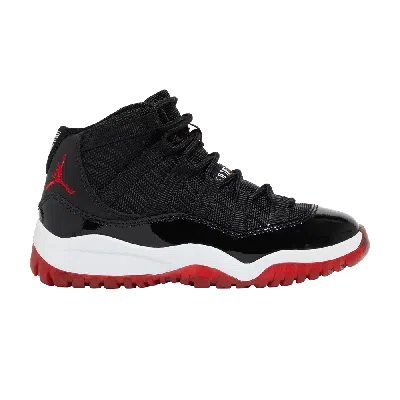 Pre-owned Air Jordan 11 Retro Ps 'bred' 2012 In Black