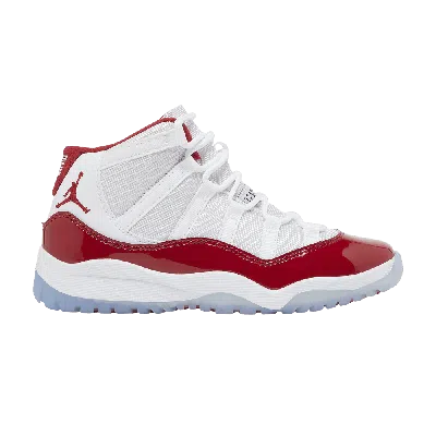 Pre-owned Air Jordan 11 Retro Ps 'cherry' In White