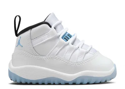 Air Jordan Babies'  11 Retro Td 'legend Blue / Columbia' 2024 In White