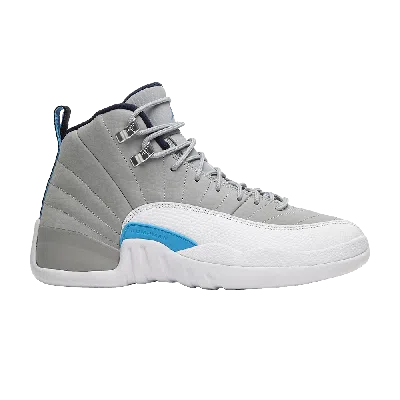 Pre-owned Air Jordan 12 Retro Bg 'university Blue' In Grey