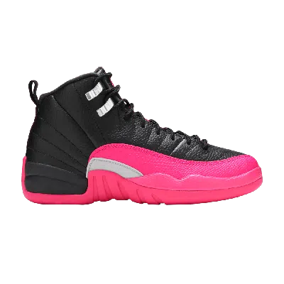 Pre-owned Air Jordan 12 Retro Gs 'deadly Pink' In Black