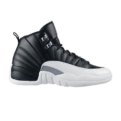 Pre-owned Air Jordan 12 Retro Gs 'playoff' 2012 In Black
