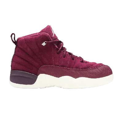 Pre-owned Air Jordan 12 Retro Ps 'bordeaux' In Red