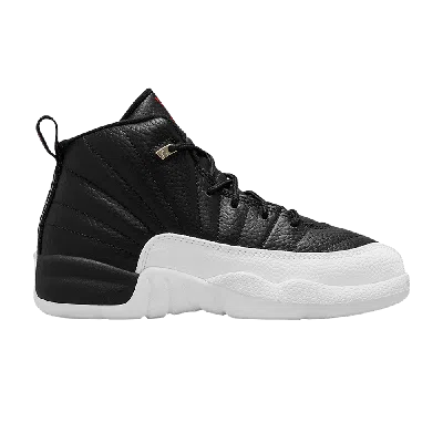 Pre-owned Air Jordan 12 Retro Ps 'playoff' 2022 In Black