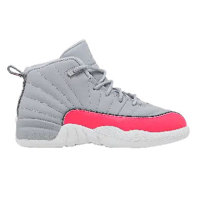 Pre-owned Air Jordan 12 Retro Ps 'racer Pink' In Grey
