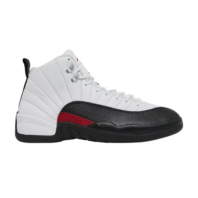 Pre-owned Air Jordan 12 Retro 'red Taxi' In White