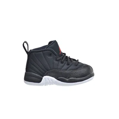 Pre-owned Air Jordan 12 Retro Td 'black Gym Red' | Infant Size 8