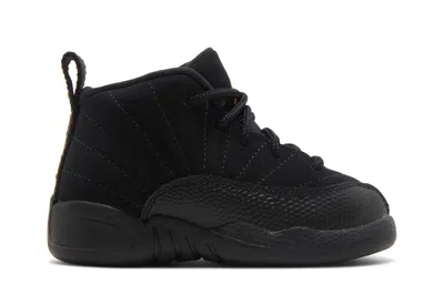 Air Jordan Babies'  12 Retro Td 'black Taxi'
