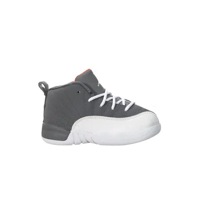 Pre-owned Air Jordan 12 Retro Td 'cool Grey Orange' | Infant Size 3