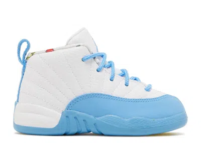 Air Jordan Babies'  12 Retro Td 'emoji' In White