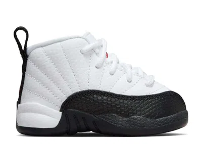 Air Jordan Babies'  12 Retro Td 'taxi' 2025 In White
